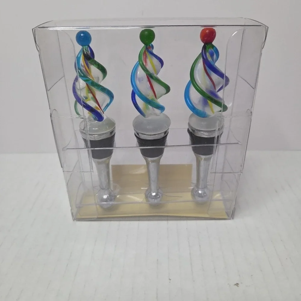 VTG‎ PIER 1 Coil Glass Bottle Stopper NIB